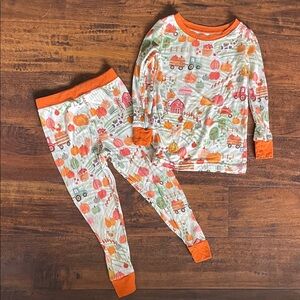 Little Sleepies Happy Harvest two piece pajamas